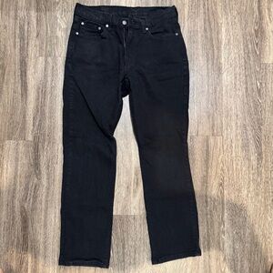 Levi's Black Straight Jeans 32 x 32